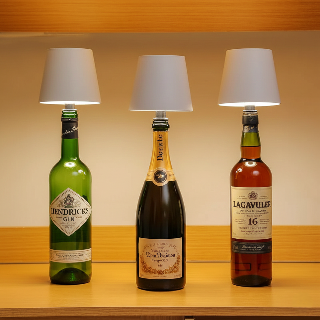 Luxury LED Bottle Lamp